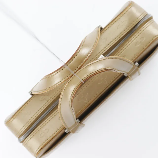 Louis Vuitton Shelton Monogram Mat Handbag in Rose Gold from LuxUness, photo 5 of 20