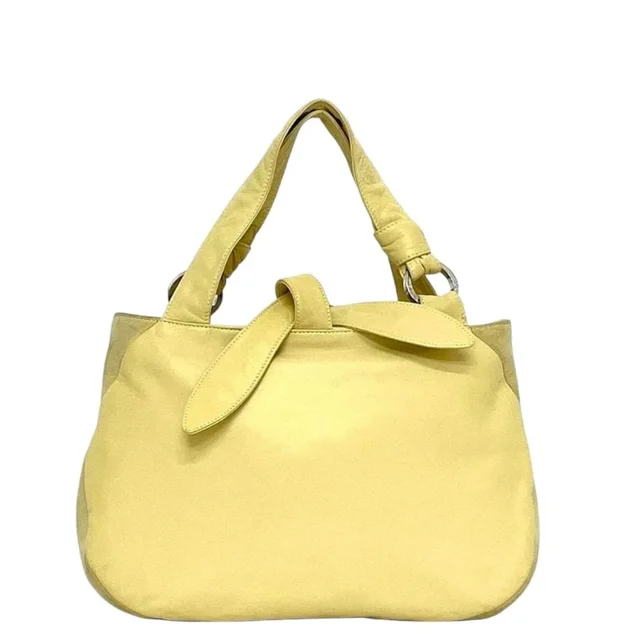 Loewe Handbag Yellow Anagram Leather Suede in yellow Suede from Poshmark