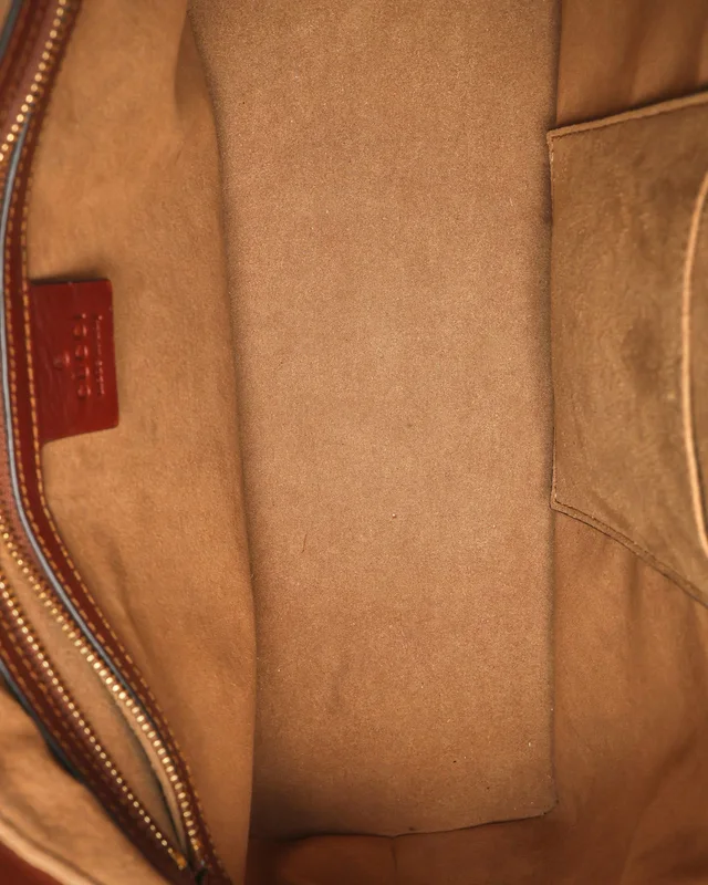 Gucci GG Supreme Linea Bag in Suede from A Retro Tale, photo 8 of 9