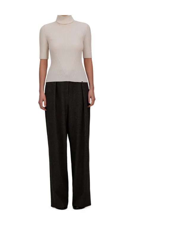 Herno ribbed-knit short-sleeve sweater, photo 4 of 8 from SENSER