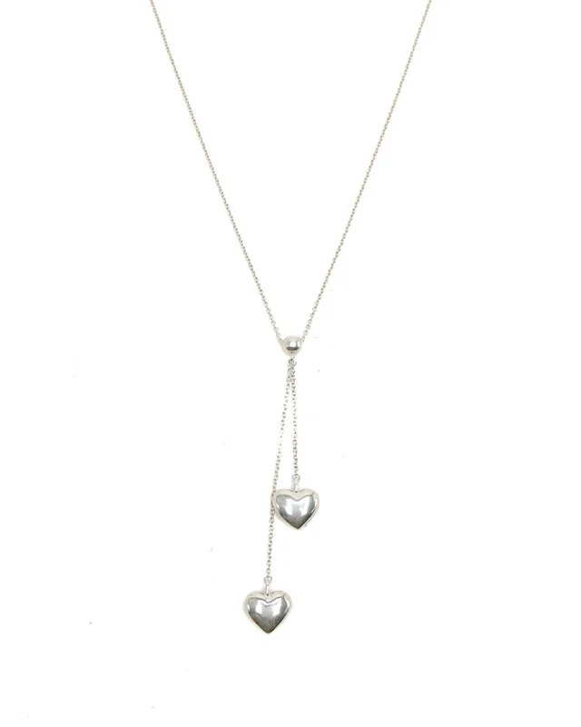Tiffany & Co. Double Drop Dangling Heart Lariat Necklace from A Retro Tale