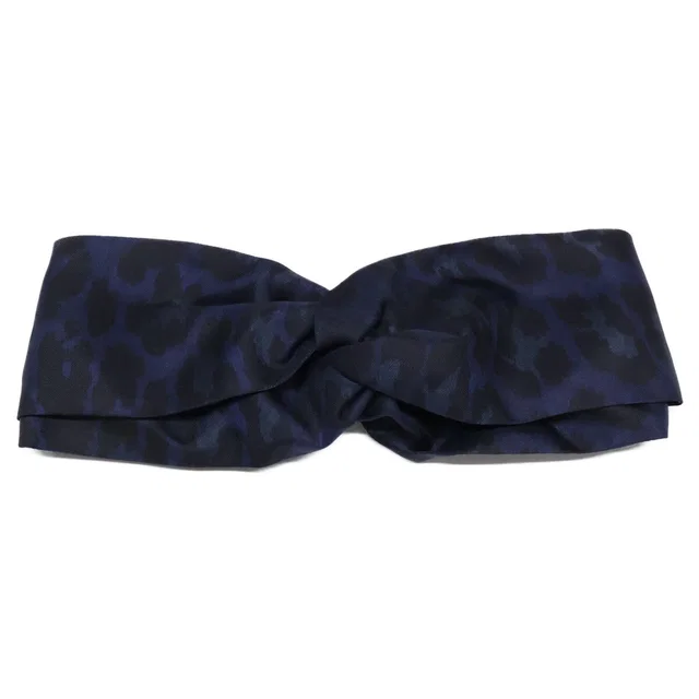 Dior Leopard Print Silk Headband in Silk from The Reluxe