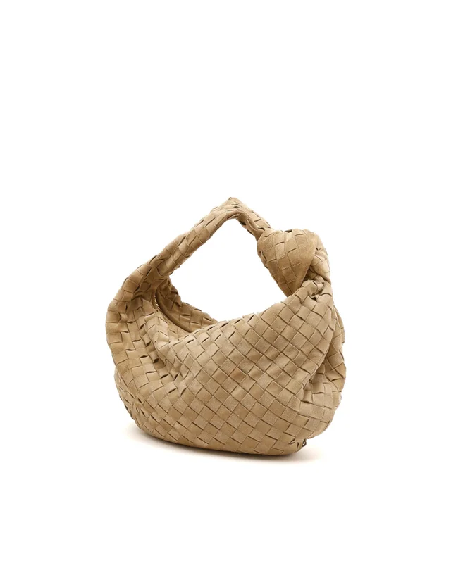 Bottega Veneta Intrecciato Suede Small Jodie Bag in Suede from A Retro Tale, photo 2 of 7