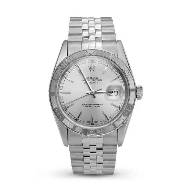 Rolex Datejust Automatic Chronometer Silver Dial Unisex Watch 16264 SSO in silver|gray from Jomashop.com