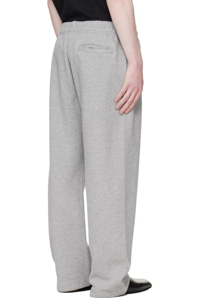 Entire Studios Gray Straight Leg Sweatpants, photo 3 of 4 from SSENSE