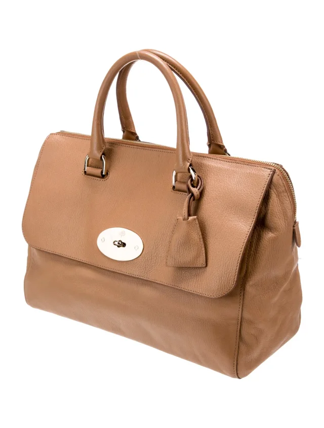 Mulberry Top Handle handbags in Gold Leather from The RealReal, photo 3 of 6