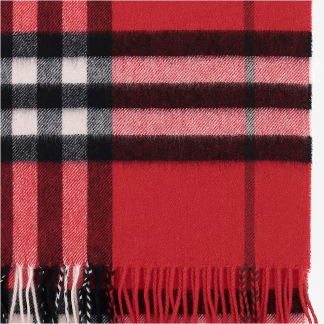 Burberry Cashmere Scarf — Red Scarfs in Red Cashmere from HEWI