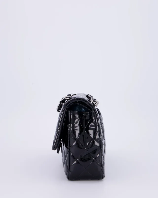 Chanel Medium Double Flap Bag in Black Patent leather from Sellier, photo 8 of 18