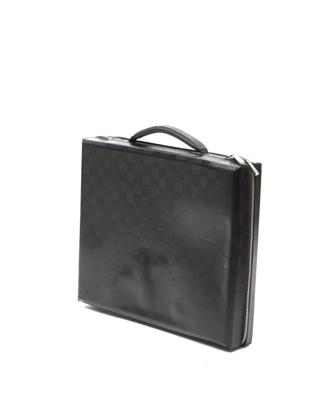 Louis Vuitton Damier Infini Luke Business Bag in Suede from A Retro Tale, photo 3 of 11