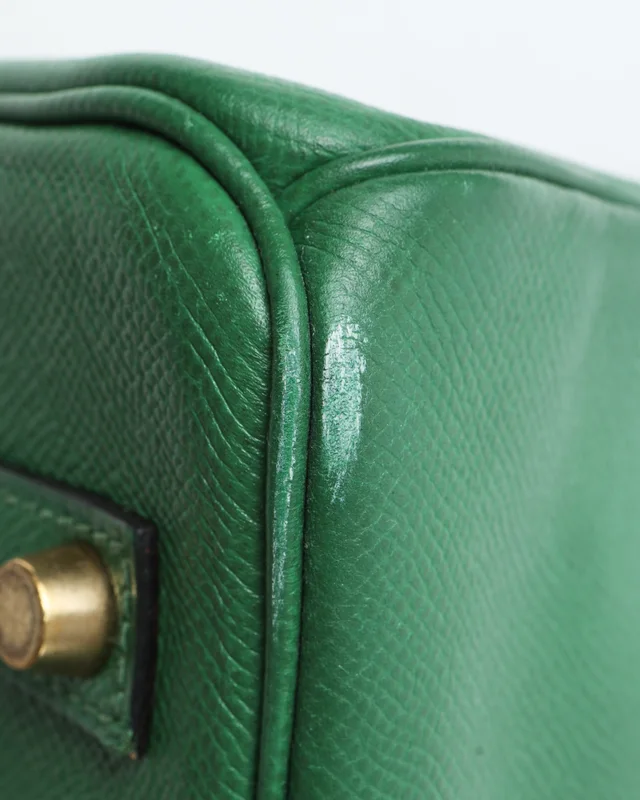 Hermès Birkin 35 Epsom Vert Bengale Bag in Green Epsom leather from A Retro Tale, photo 8 of 13