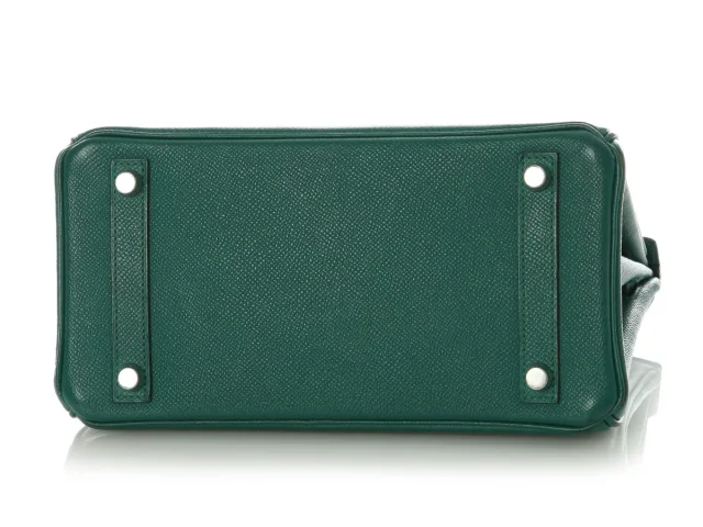 Hermès Malachite Epsom Birkin 25 in Epsom leather from Ann's Fabulous Finds, photo 6 of 11