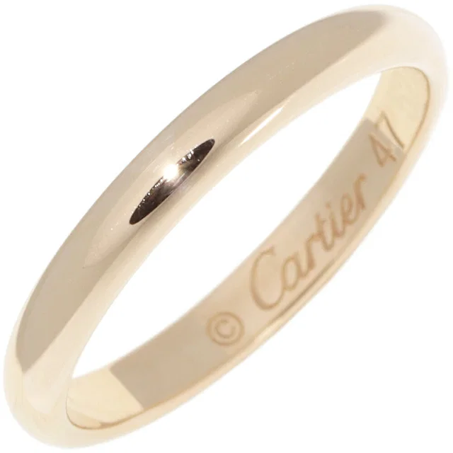 Cartier 1895 Wedding Ring Au750 Ring Size 47 from LuxUness