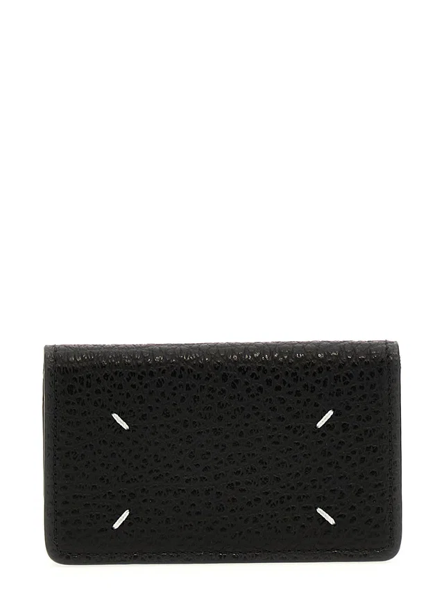 Maison Margiela Card Case — Black Cases in Black Leather from HEWI