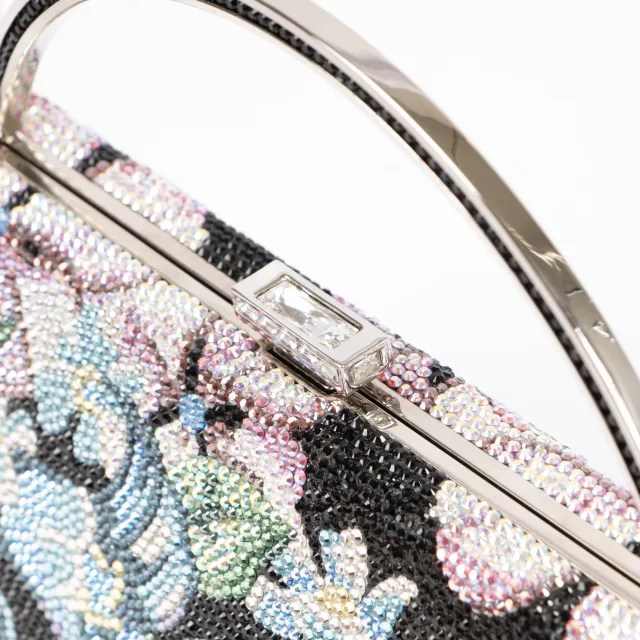 Judith Leiber Crystal Patchwork Handbag in Black from Labellov, photo 8 of 8