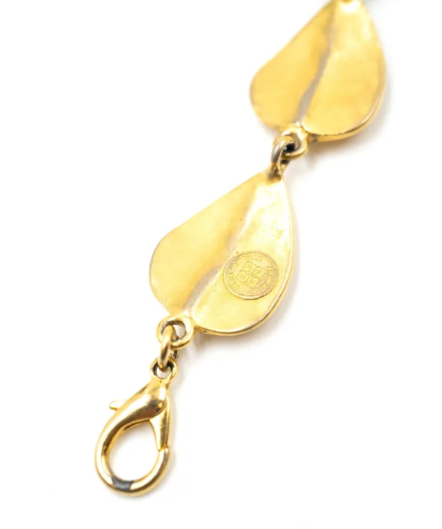 Givenchy 1980s leaf bracelet in metal from Luxury Promise, photo 7 of 7