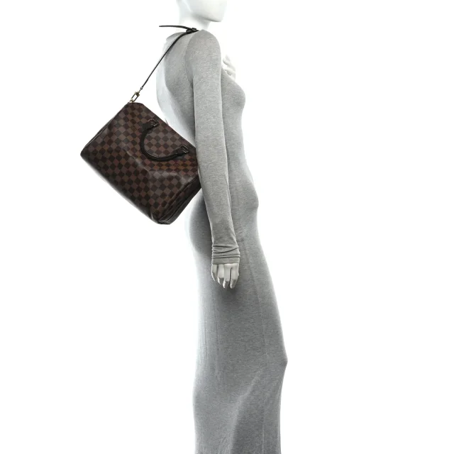 Louis Vuitton Damier Ebene Speedy Bandouliere 30 in Brown Coated canvas from FASHIONPHILE, photo 2 of 11