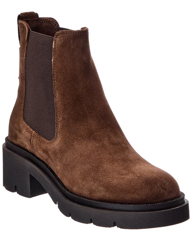La Canadienne Waren Suede Bootie, image 1 of 1 from Rue La La