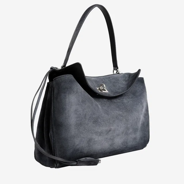 Balenciaga Rodeo Piccola Shoulder Bag — Gray Domesticated Calf Leather in Grey Calfskin from HEWI