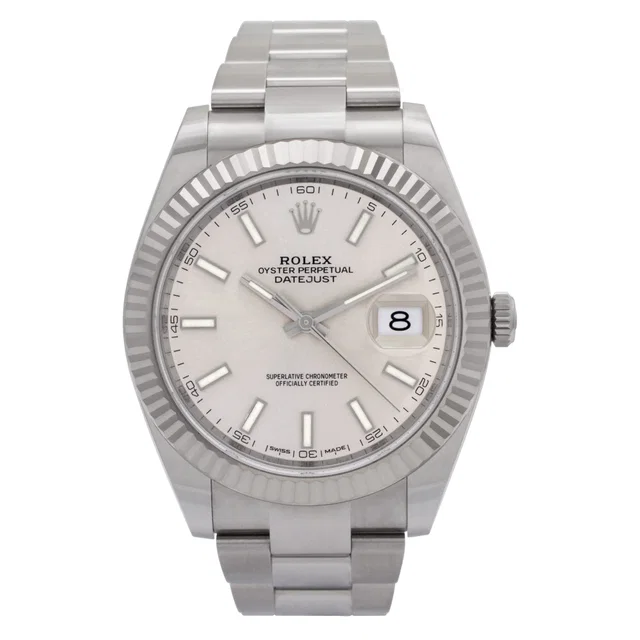 Unused Rolex Datejust 41 41mm 126334 in Stainless Steel, White Gold from Gray And Sons