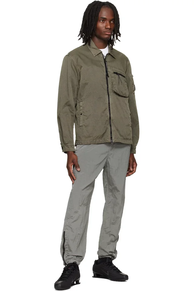 Stone Island Gray 3100035 Nylon Metal ECONYL Trousers, photo 5 of 5 from SSENSE
