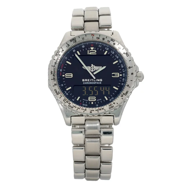 Breitling Chronospace A56012.1 42mm Stainless Steel Watch from H&T