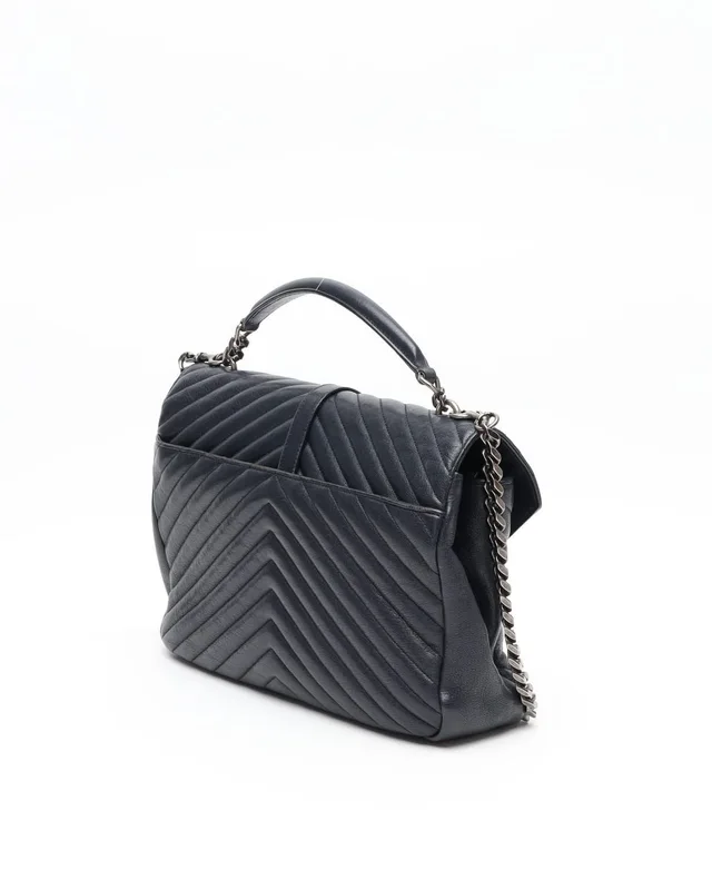 Saint Laurent Large College Bag in Leather from A Retro Tale, photo 3 of 12