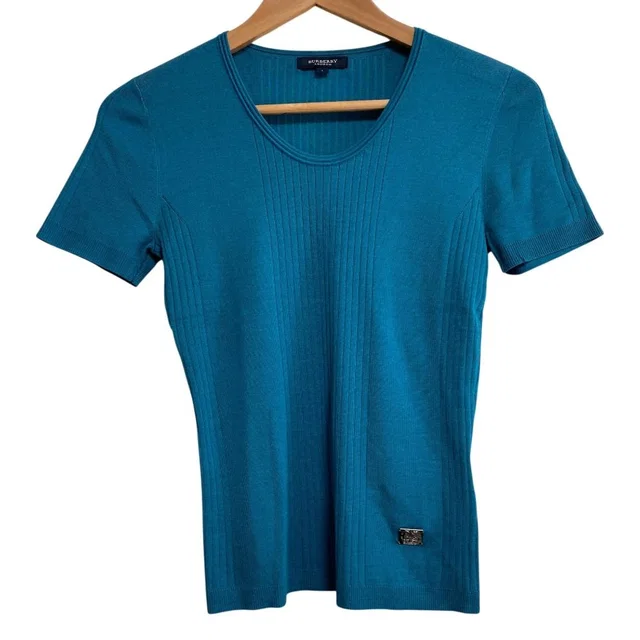 Burberry London Silk Knit Top in Silk from LuxUness