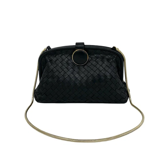 Bottega Veneta Intrecciato Leather Shoulder Bag in Woven leather from LuxUness