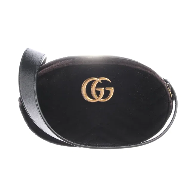 Gucci GG Marmont Camera Bag Gürteltasche Schwarz in Schwarz from Buddy And Selly