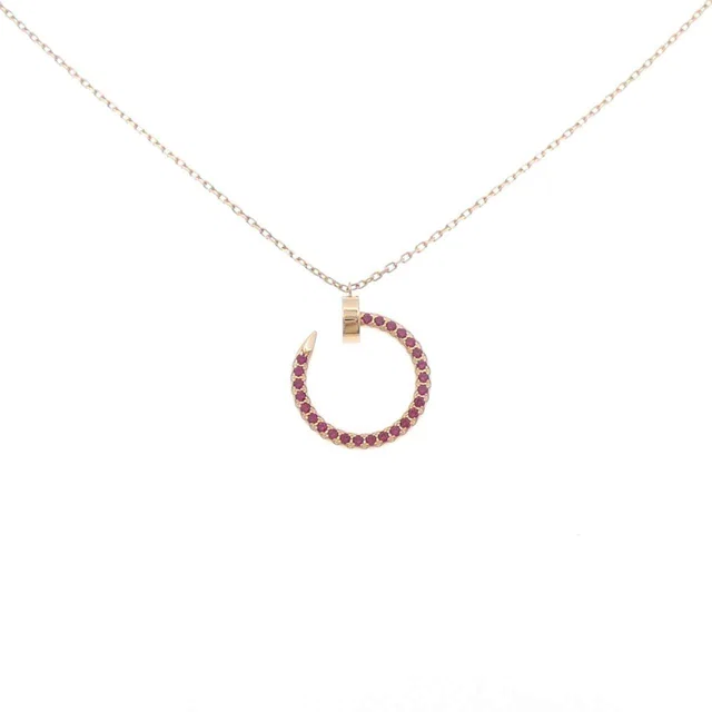 Cartier Juste Un Clou 750 Pink Gold Necklace in Pink from LuxUness