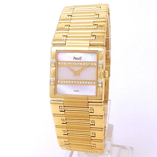 Piaget Dancer Mother of Pearl Dial Ladies Watch 80327 K81 in yellow|gold from Jomashop.com