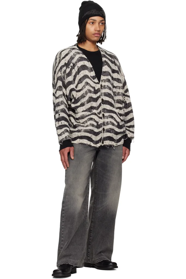 R13 Gray D'Arcy Loose Jeans, photo 4 of 4 from SSENSE