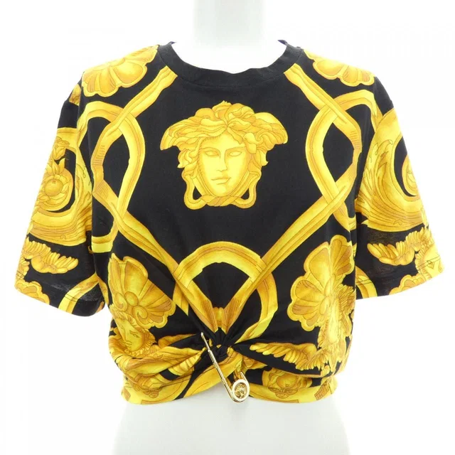 Versace T-Shirt Black in Black from The Reluxe