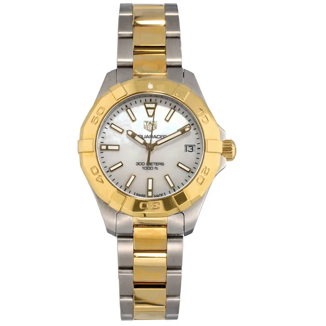TAG Heuer Aquaracer WBD1320 35mm Bi-Colour Watch from H&T