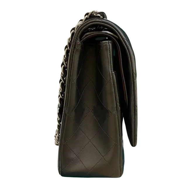 Chanel Maxi Double Flap in Black Lambskin from HEWI, photo 4 of 10