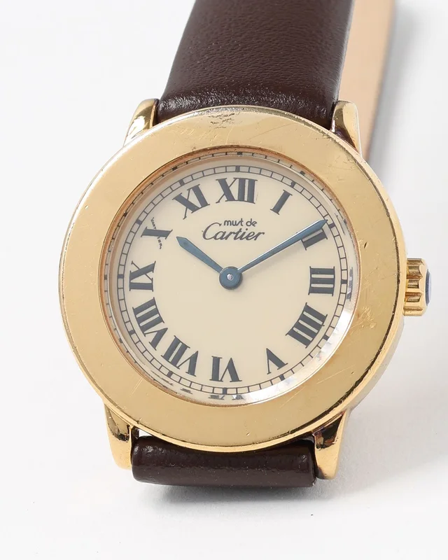 Cartier Must Ronde 27mm Watch in Leather from A Retro Tale, photo 2 of 2