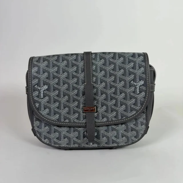 Goyard Grey Belvedere Ii Pm Messenger Bag in gray from Grailed
