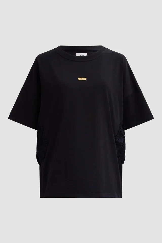 AJE Daphne Oversized Tee in Black from Aje, photo 1 of 1