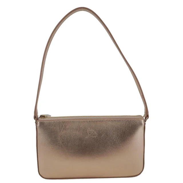 Christian Louboutin Loubila Metallic Nappa Leather Tote Bag Leche in Nappa leather from Dallas Designer Handbags