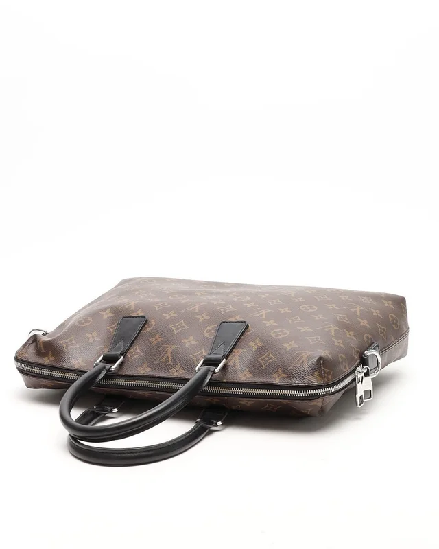 Louis Vuitton Monogram Macassar Porte-documents Jour Bag from A Retro Tale, photo 5 of 8
