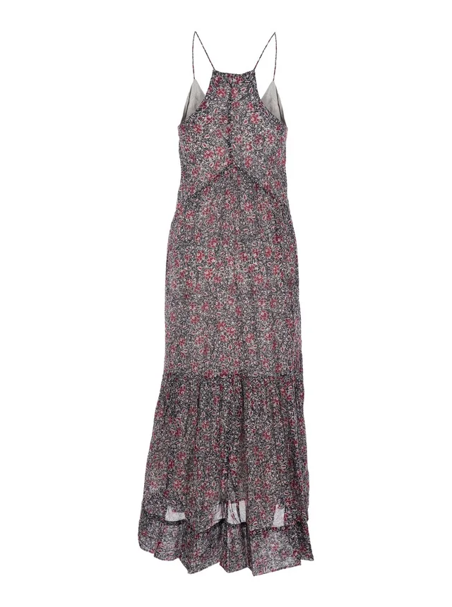 Marant etoile Long Dress 'Sabba' with Straps and All-Over Multicolor Cotton Motif for Women in 100% Cotton, photo 4 of 4 from Gaudenzi Boutique