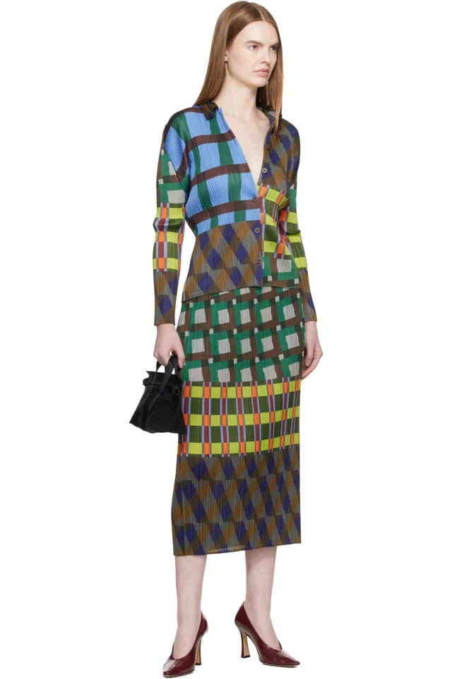 PLEATS PLEASE ISSEY MIYAKE Multicolor Harmony Blouse, photo 4 of 4 from SSENSE