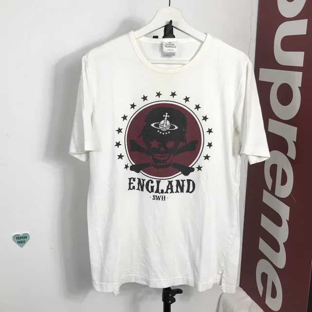 Vivienne Westwood Skull & Crossbones Orb T-Shirt in black from Grailed