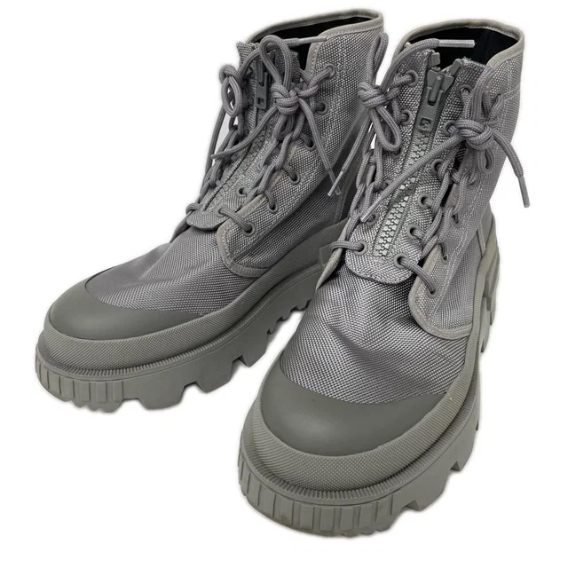 Moncler Genius Hyke Desertyx Ankle Boots Back Logo Mesh Rubber Lace-up from The Reluxe
