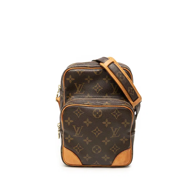 Brown Louis Vuitton Monogram Amazone Crossbody Bag in Brown Coated canvas from Designer Revival