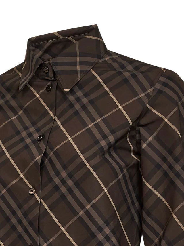 Burberry slim fit Check cotton shirt, photo 2 of 2 from SENSER