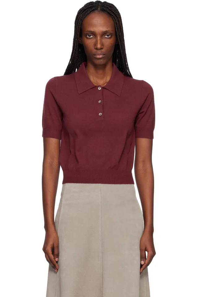 arch4 SSENSE Exclusive Red Caitlin Polo, image 1 of 1 from SSENSE