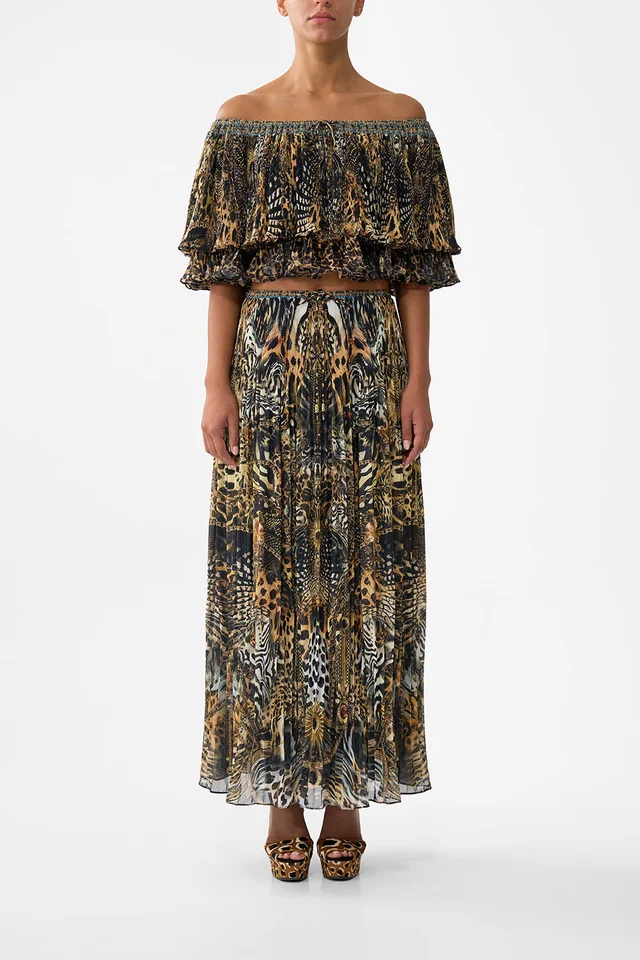 Camilla eBoutique PLEATED MIDI SKIRT FELINE FOLKLORE from CAMILLA, photo 1 of 1