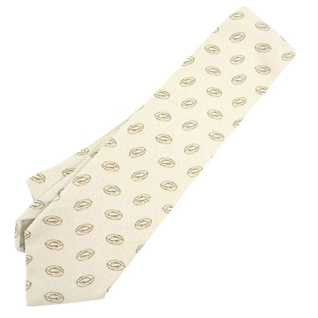 Giorgio Armani Silk Beige Men's Tie in Beige Silk from LuxUness