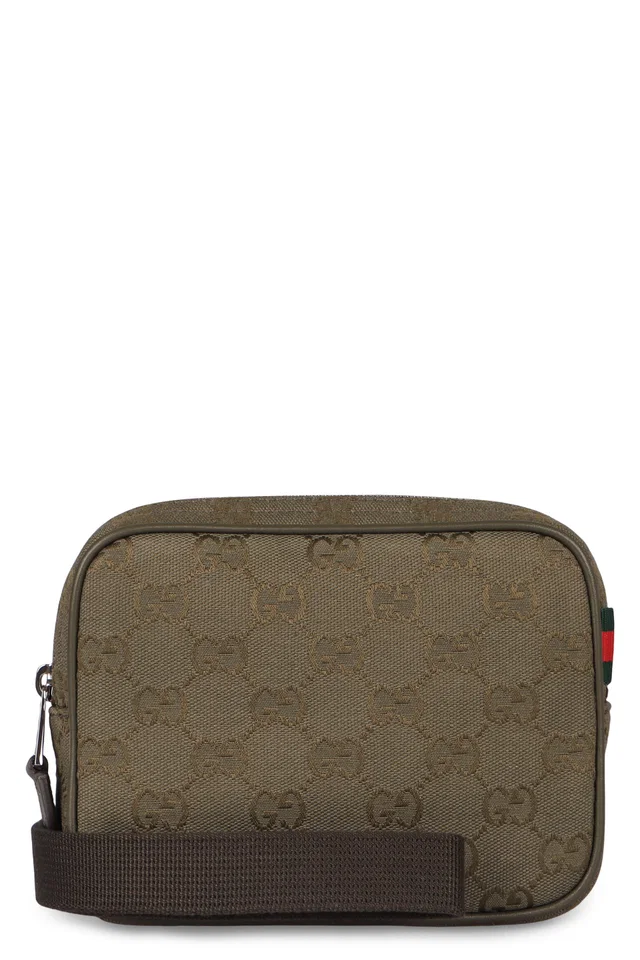 Gucci Gg Canvas Crossbody Bag — Green Cotton in Green Canvas from HEWI